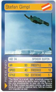 2003 Top Trumps Limited Edition Snowboarders #NNO Stefan Gimpl Front